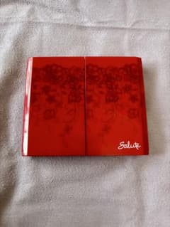 Salute 非売品 赤い花模様 ライト付き三面鏡のサムネイル