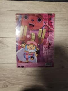 원피스 클리어 파일(비매품 쵸퍼판)과 루피의 피규어 세트
