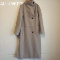 値下げ【新品】ALLUMETTE アリュメット ロングコート ベージュ - メルカリ