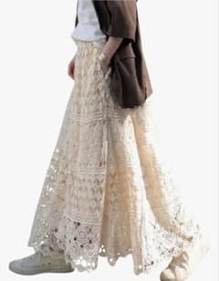 ✬۞✬ antiqua ✬۞✬かぎ編みレーススカート✬新品タグ付き
