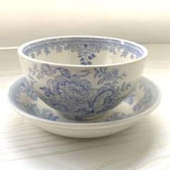 Burleigh ブルーアジアティックフェザンツ シュガーボウル ミニ