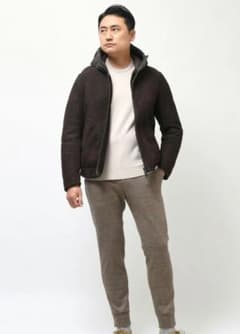 HERNO 50万越ムートン×ナイロンダウンジャケット サイズ52 - メルカリ