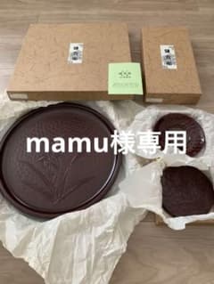 鎌倉彫　和歌美屋　お盆　茶器セットのサムネイル