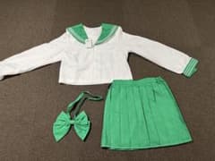セーラー服　緑　グリーン　Sサイズのサムネイル