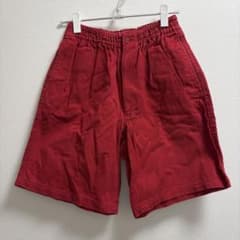 희귀 80s 90s POSH BOY 빈티지 반바지 빨강 일본제