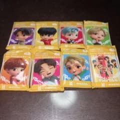 TinyTAN 紅茶花伝 オリジナルペットボトルチャーム 全8種セットのサムネイル