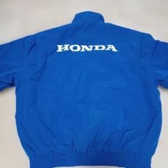 激レア 90s HONDA ホンダ ナイロンジャケット デカロゴ ブルー非売品 