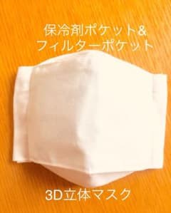 保冷剤で冷んやり＊保冷剤&フィルターポケット＊インナーマスクのサムネイル
