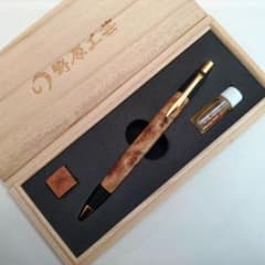 野原工芸】マーブルウッド シャープペンシル（旧型／ゴールド） - メルカリ