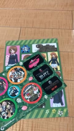 ガルパン　下敷き　シールのサムネイル