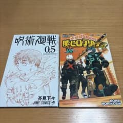 Jujutsu Kaisen Vol. 0.5 and My Hero Academia Vol. W (2-book set)