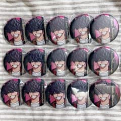 桃源暗鬼 メタリック缶バッジ 桃角桜介 24個セット 新品 桃源暗鬼 メタリック缶バッジ 桃角桜介 AGF 24点セット-公式