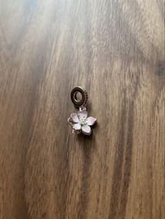 パンドラ　チャーム　桜　ブロッサム　ピンク　シルバーのサムネイル