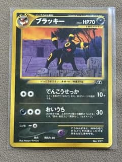 ポケモンカード ブラッキー 旧裏 neo プレミアムファイル2 No197