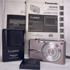 Panasonic LUMIX DMC-FX30 コンデジ 通電のみ確認 - メルカリ