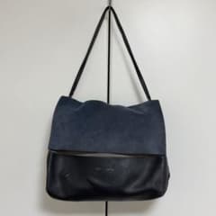 CELINE フィービー期 バイカラー オールソフト ワンショルダーバッグ 
