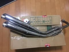 美品 キタコ 2本出し マフラー JMCA マグナ50 モンキー カブ ダックスのサムネイル