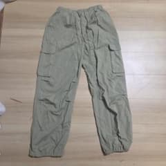 GU カーゴパンツ レディース Sサイズ カーキのサムネイル