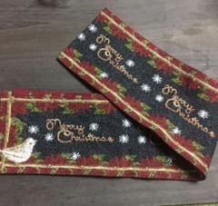 テーブルランナー クリスマス柄 小鳥のサムネイル