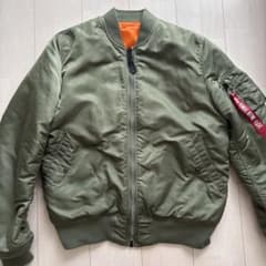 Alpha Industries MA-1 フライトジャケット カーキ - メルカリ