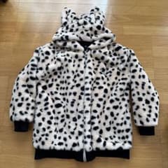 断*き様 NieR CLOTHING ファーコート 耳付き ダルメシアン柄のサムネイル