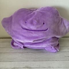 ポケモンセンターオリジナル　もちふあぬいぐるみキャップ　メタモン　ポケセン限定のサムネイル
