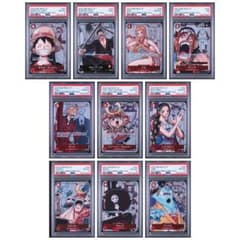 ワンピースカード 25周年 PSA鑑定 10連番 麦わらの一味セット - メルカリ