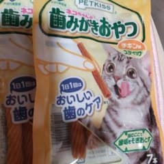 猫用歯磨きおやつスティックタイプチキン味7本入7袋のサムネイル