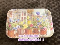 ♡当時物 レア物 イタリア製 お洒落な手描き風デザインのミニトレイ 