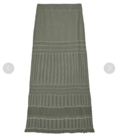 Ameri GLITTER BORDER KNIT SKIRT 難ありのサムネイル