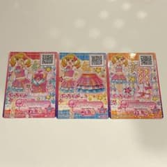 <アイカツスターズ!> ピンクスターコーデ 3枚セット キャンペーンレア★★のサムネイル