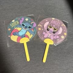 スティッチ＆エンジェル うちわセットのサムネイル