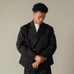 ジャケット・アウター simply complicated BOXY DOUBLE JACKET SIMPLYCOMPLICATED BOXY DOUBLE JACKET