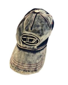 DIESEL デニム キャップ ダメージ加工 - メルカリ