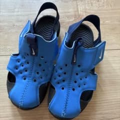 NIKE キッズ サンダル 16cm ブルーのサムネイル