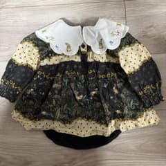 ベビー　ロンパース　ワンピース　長袖　80 秋　冬のサムネイル