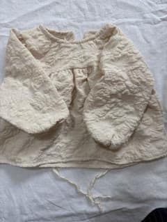 ち*読様 Aosta ベージュ 花柄トップス長袖 M(80-90size)のサムネイル