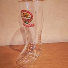 希少品！キリン　ブーツグラスのサムネイル