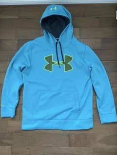 「最終値下げ」UNDER ARMOUR STORM ターコイズパーカー LGのサムネイル
