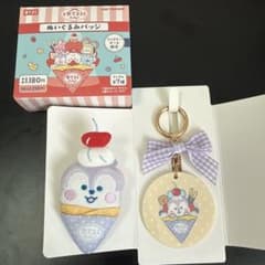 BT21 봉제 장난감 배지 아크릴 키링 Mang