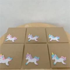 ポチ袋♡ユニコーン♡６枚セットのサムネイル