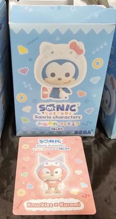 ソニック サンリオ ソニフレ ナックルズ ふわふわフィギュアのサムネイル