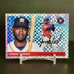 Topps Chrome Yordan Alvarez プリントサイン - 3