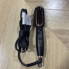 未使用 Lupilina ヒートブラシヘアアイロン ミニ ブラック ルピリーナ
