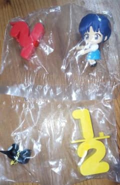 らんま1/2 あつめてロゴフィギュア セット ガチャガチャのサムネイル