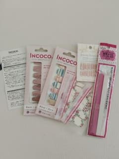 INCOCO ネイルシール 3種セット 爪やすり付のサムネイル