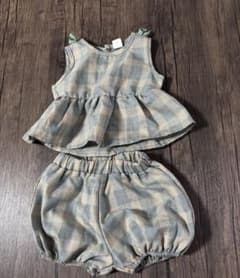 SHEIN ベビー セットアップ チェック柄 9-12Mのサムネイル