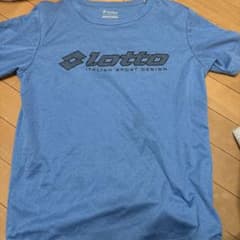 lotto メンズ 半袖Tシャツ ブルー Mサイズのサムネイル