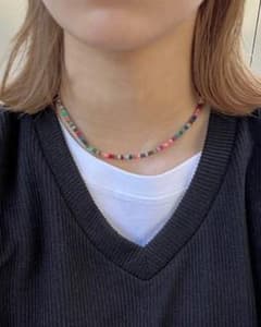 カラフルビーズネックレスのサムネイル