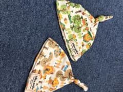 新品未使用品　pikku poikaベビー用ノット付きキャップ2点セットのサムネイル